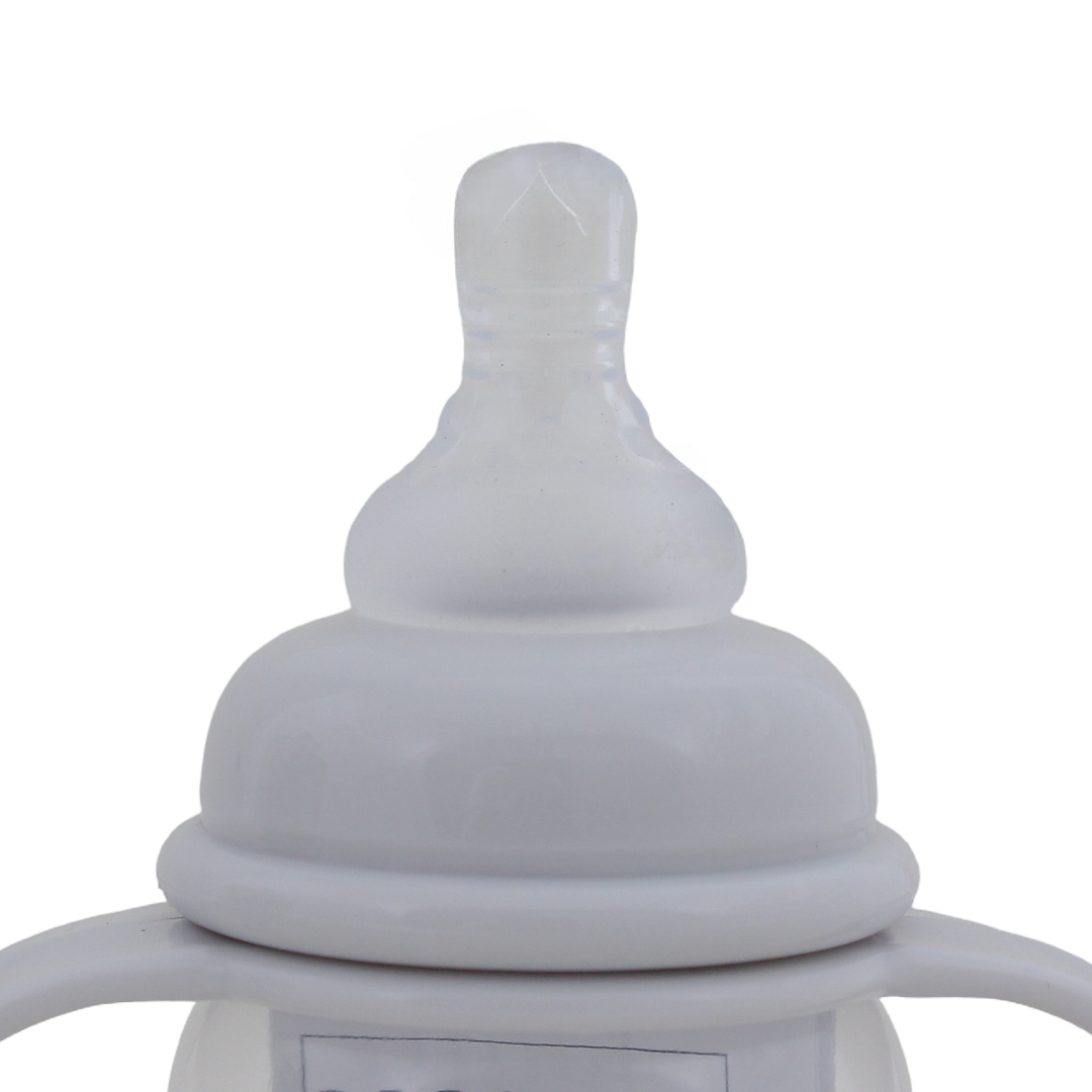 La Frutta Baby Feeding Bottle with Handles 125ml – Grey