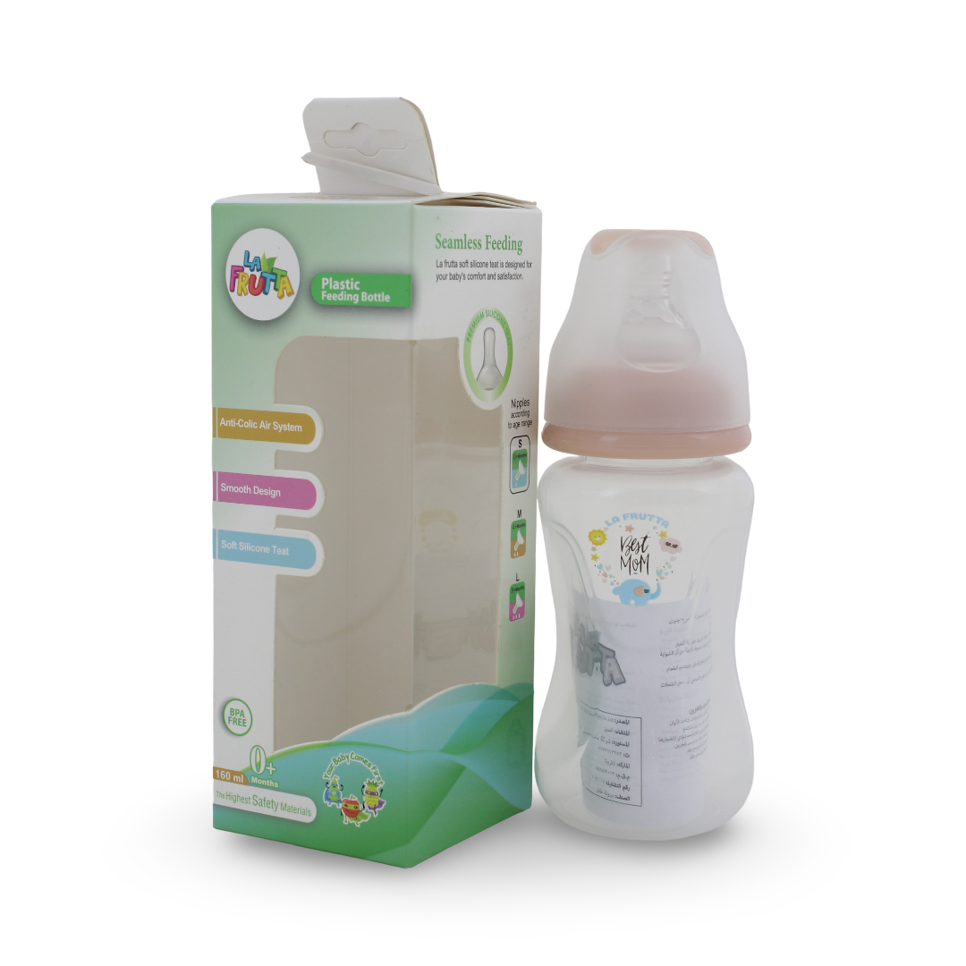 La Frutta Comfort Anti-Colic Baby Bottle 160ml – Pink