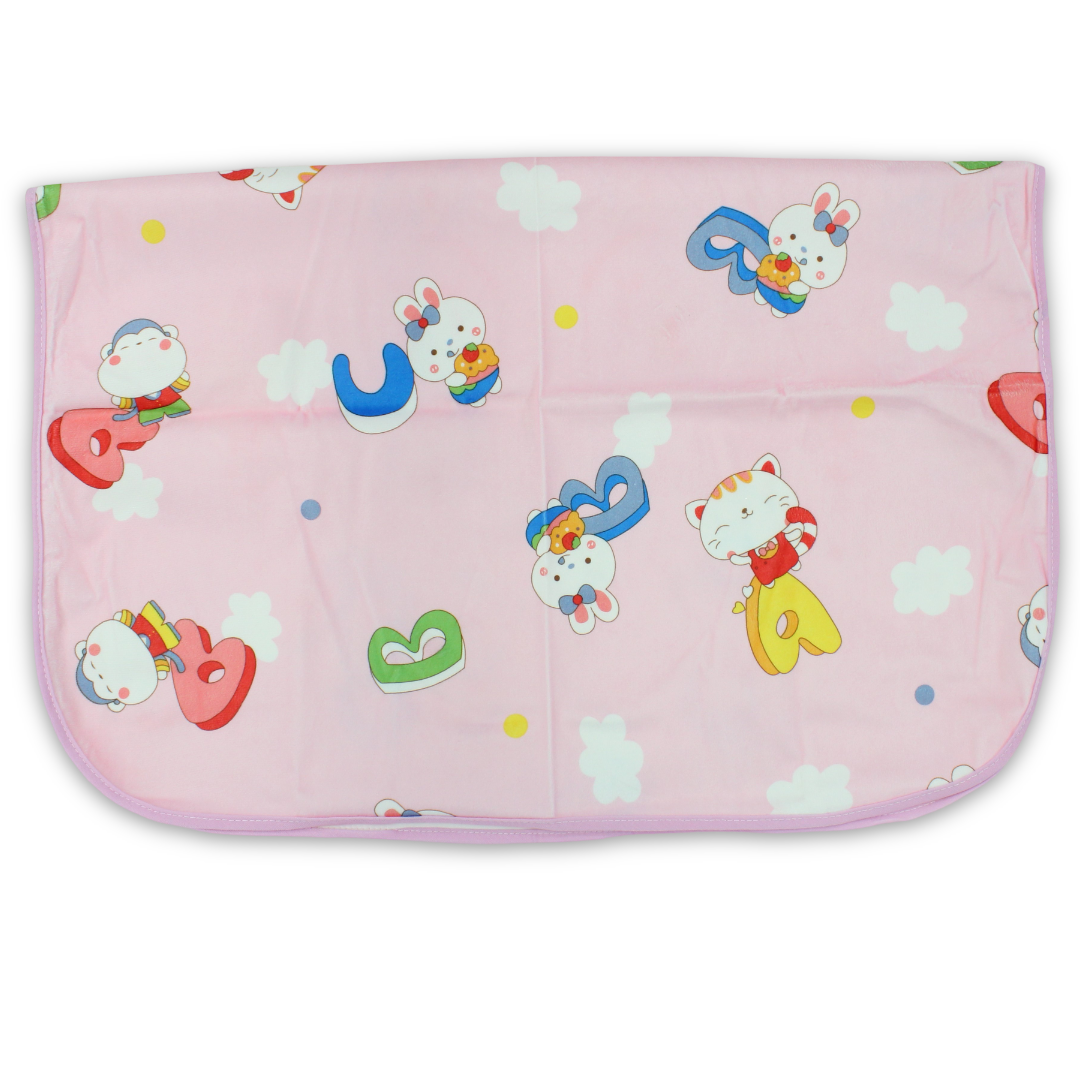 La Frutta Changing Mat – Pink with Letters Print