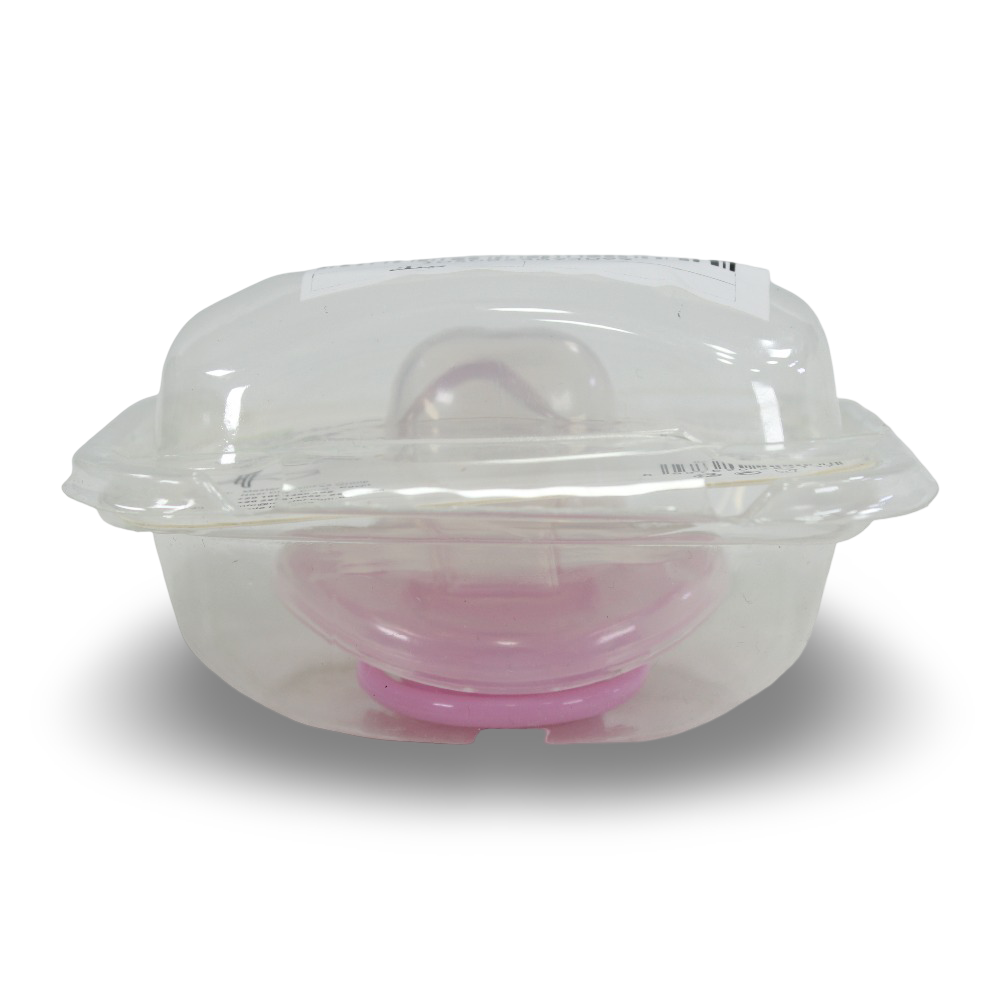 La Frutta Orthodontic Silicone Pacifier with Cover – Heart Shape & Size L