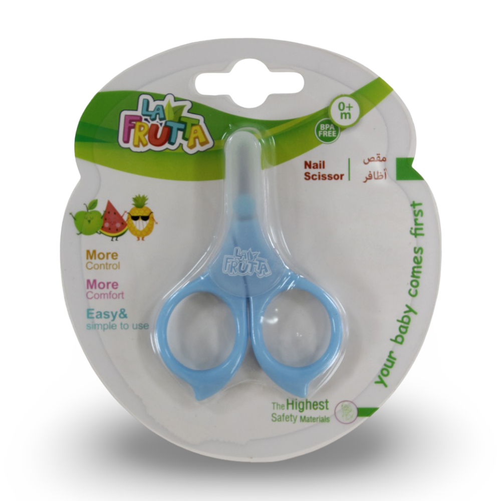 La Frutta Baby Nail Scissor - Blue - Baby Essentials