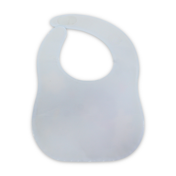 La Frutta Silicone Waterproof Baby Bib – Baby Blue with Airplane Print