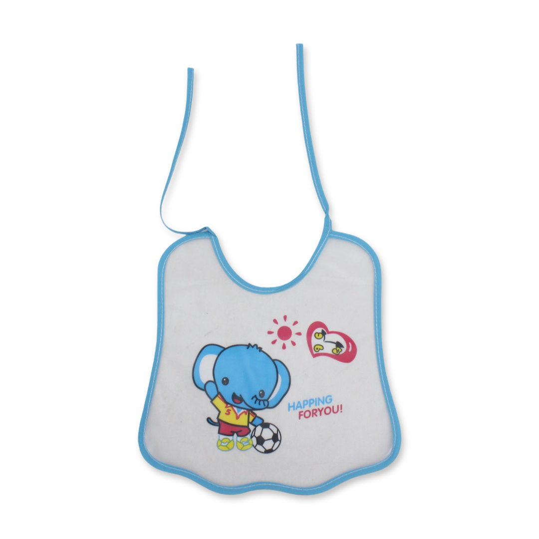 La Frutta PVC Baby Bib – Baby Blue - Baby Essentials