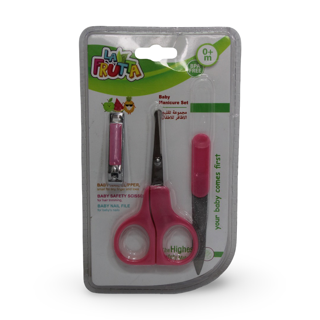 La Frutta Baby Manicure Set – Pink - Baby Essentials