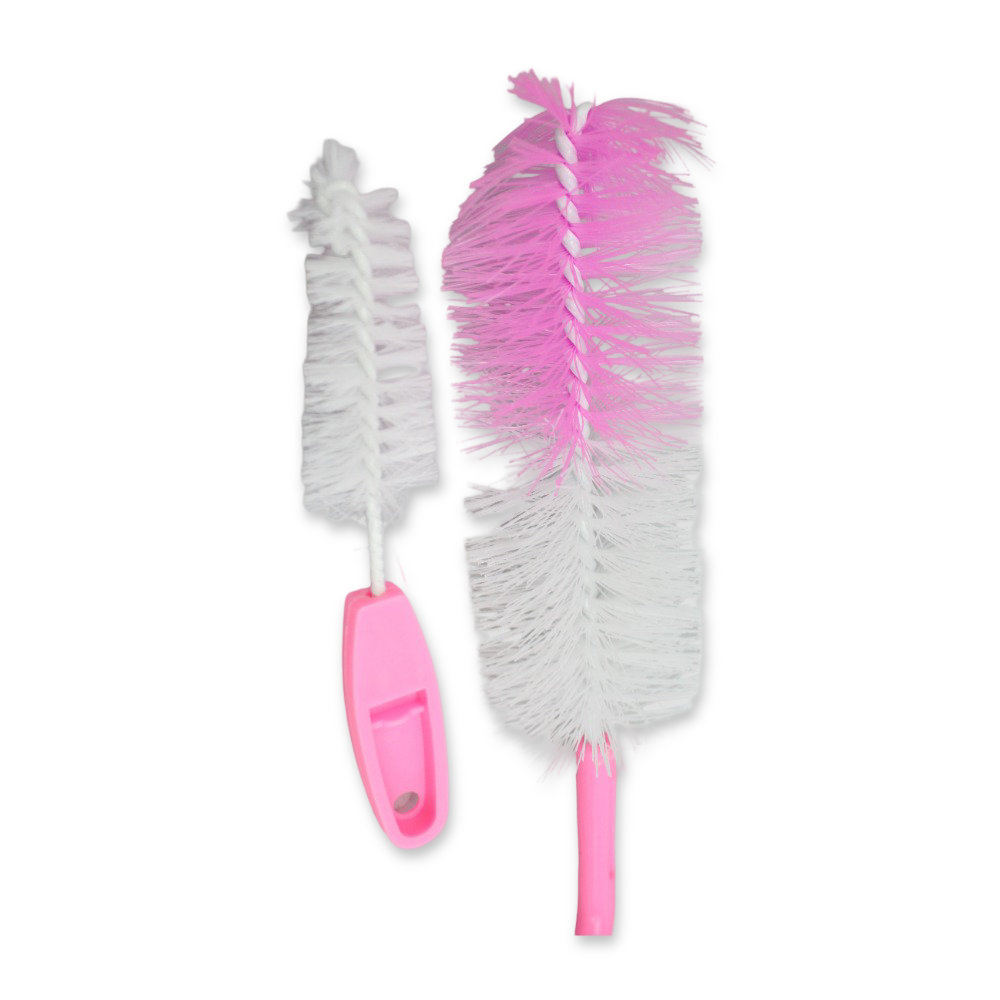 La Frutta Rotating Cleaning Brush Set – Pink (2 Pcs)