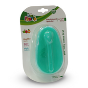 La Frutta Baby Plate and Spoon Set – Aqua