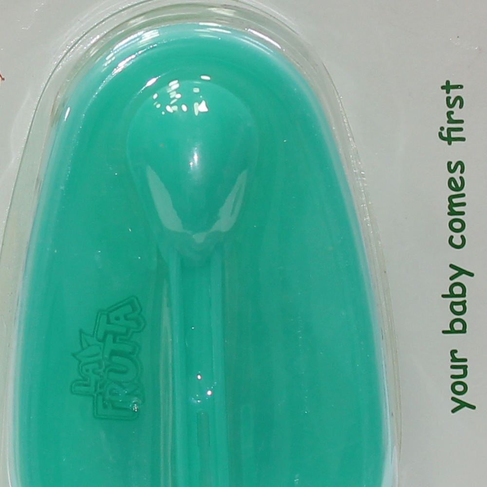 La Frutta Baby Plate and Spoon Set – Aqua