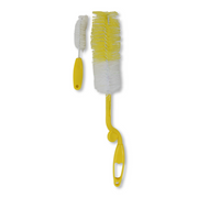 La Frutta Rotating Bottle & Nipple Cleaning Brush Set – Yellow (2 Pcs)