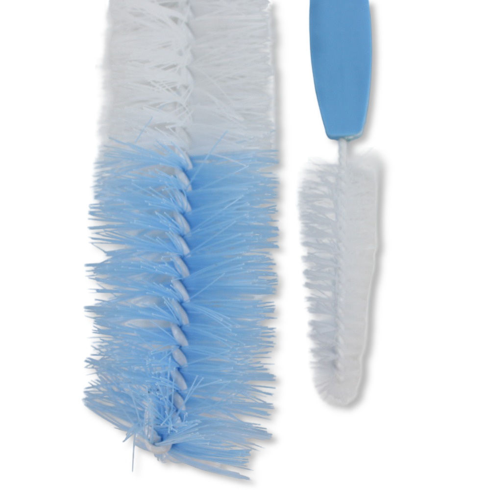 La Frutta Rotating Bottle Cleaning Brush Set – Blue (2 Pcs)