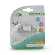La Frutta Stars Pacifier Size S 0-6m – Grey
