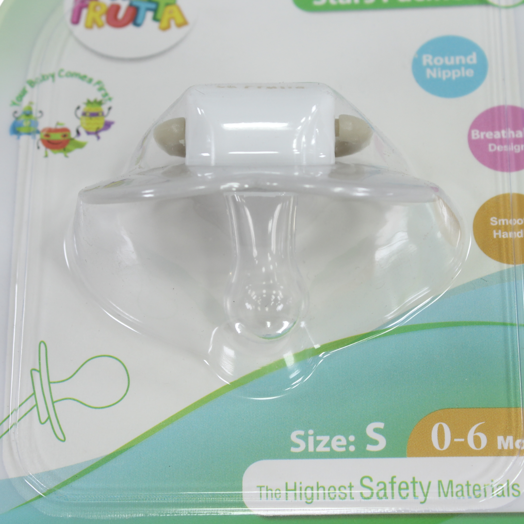 La Frutta Stars Pacifier Size S 0-6m – Grey