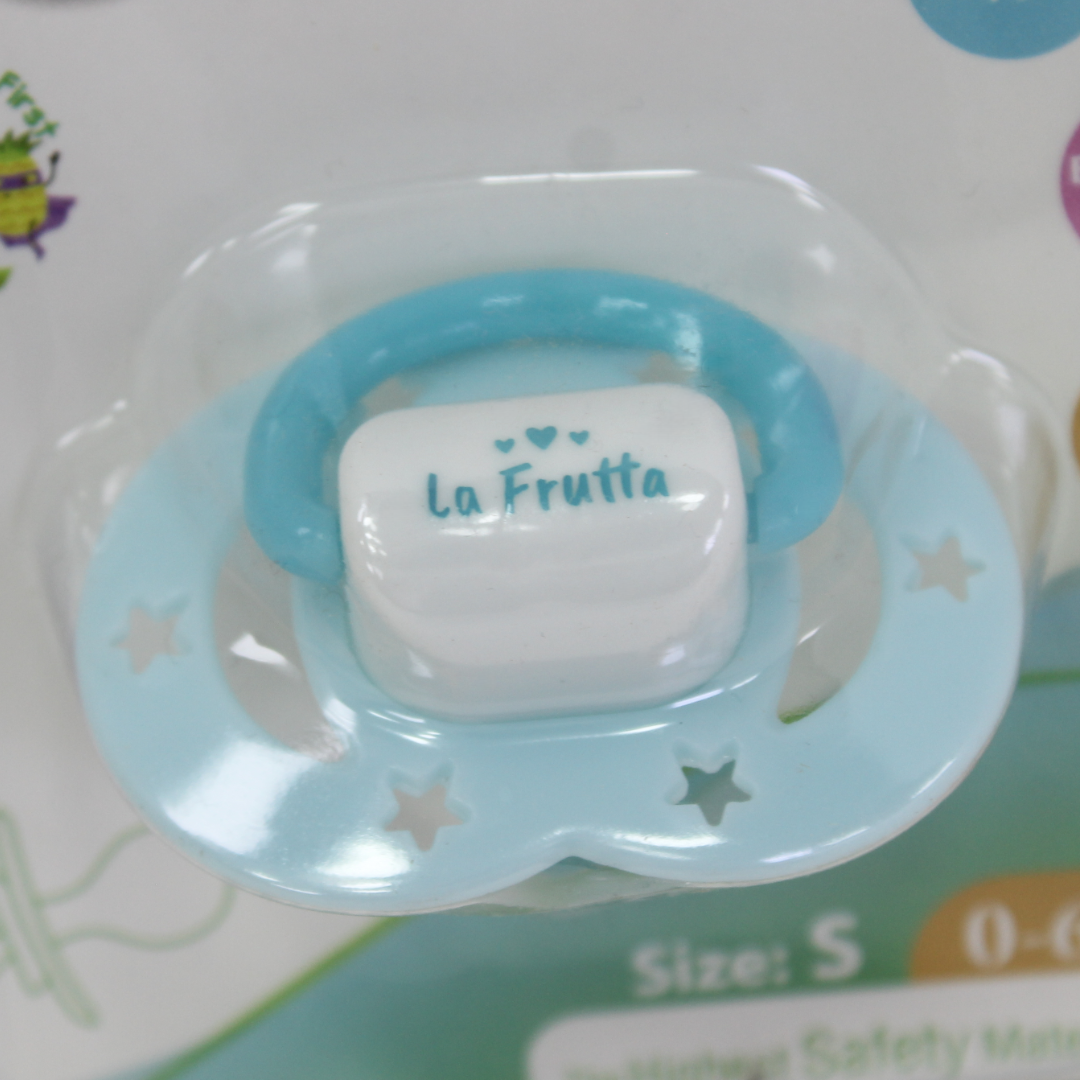 La Frutta Stars Pacifier Size S , 0-6m – Baby Blue