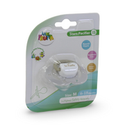 La Frutta Stars Pacifier Size M , 6-18m – Grey
