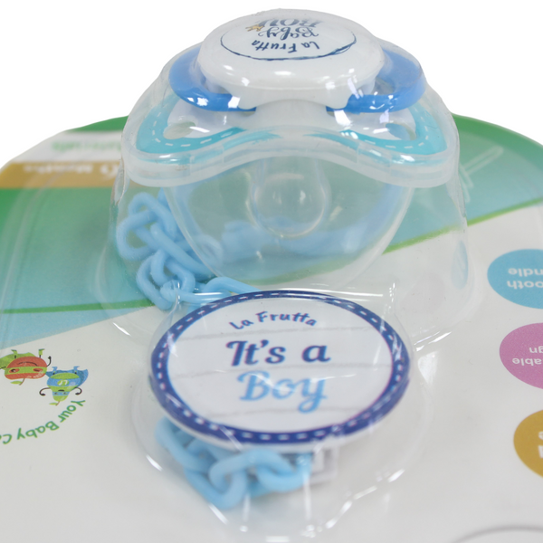 La Frutta Holdy Pacifier Size S 0-6m – Baby Blue
