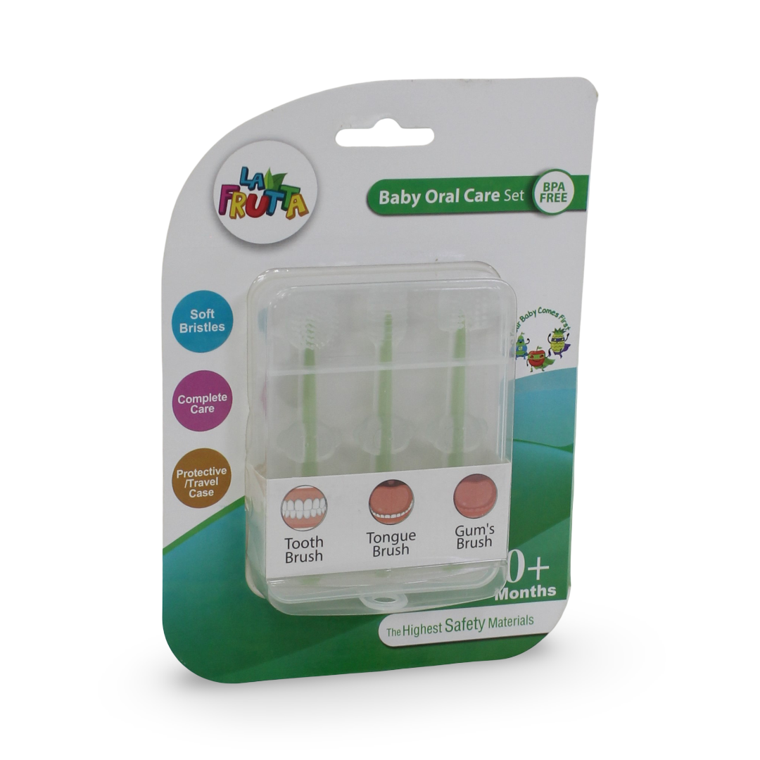 La Frutta Baby Oral Care Set – Green - Baby Essentials
