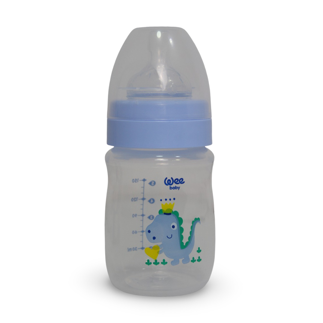 Wee Baby Classic Plus Wide Neck PP Bottle 150ml – Baby Blue