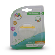 La Frutta Orthodontic Silicone Pacifier with Cover 0-6m – Yellow