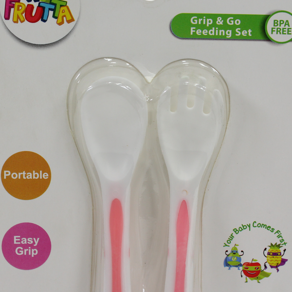 La Frutta Grip & Go Feeding Set +4m – Pink