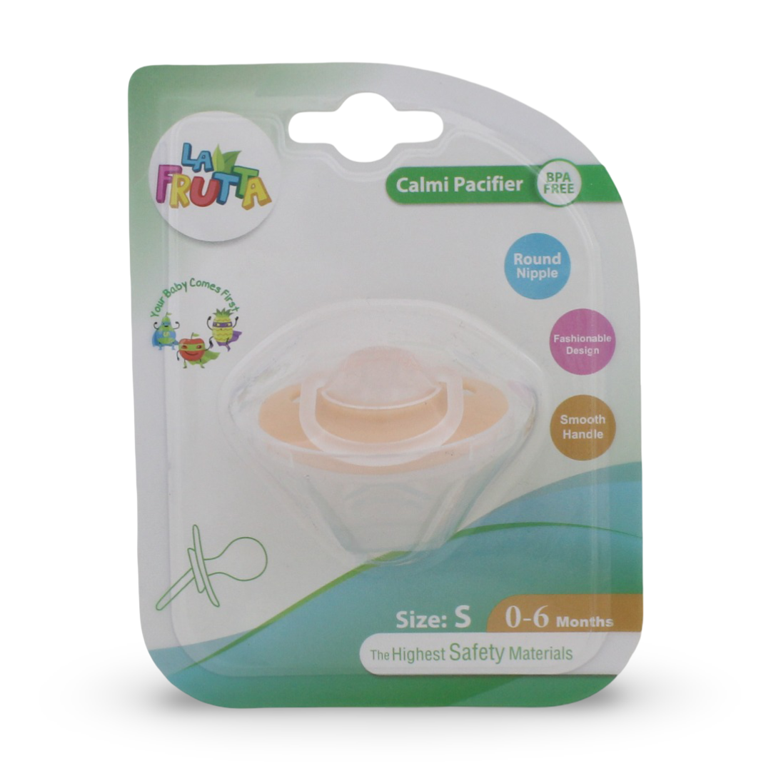 La Frutta Calmi Pacifier (Size S , 0-6m) –Salmon