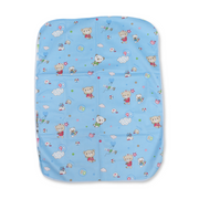 Waterproof Baby Diaper Changing Mat – Baby Blue with Teddy Bear Print