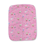 La Frutta Waterproof Baby Diaper Changing Mat – Pink with Teddy Bear Print