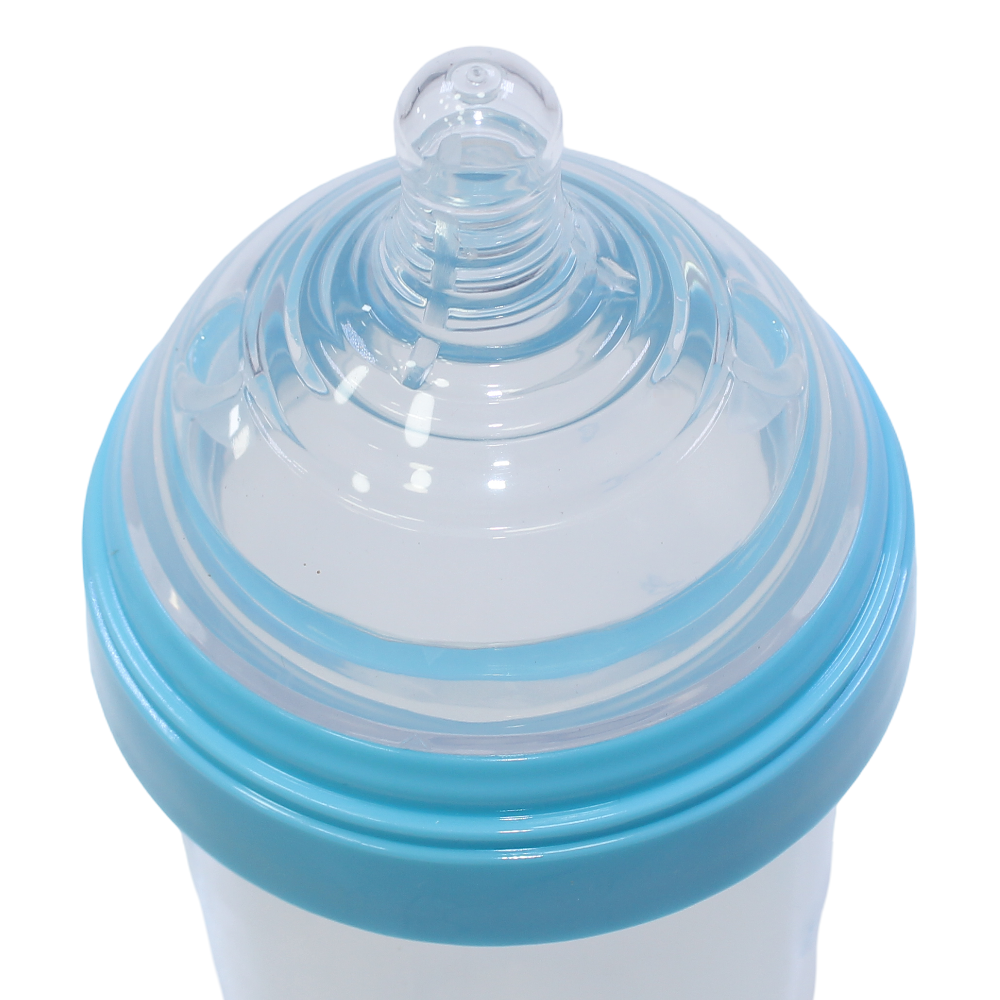 La Frutta Wide-neck Plus Feeding Bottle – (270 ml) Blue