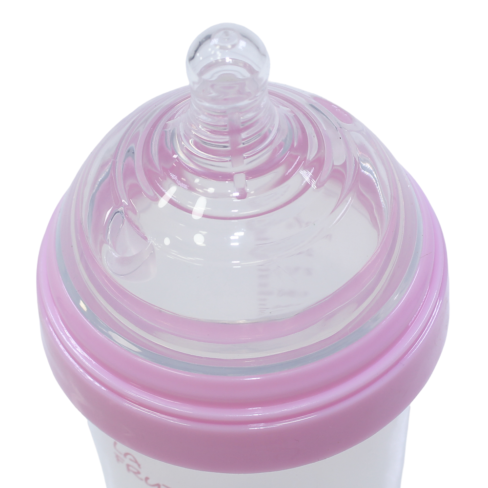 La Frutta Wide-neck Plus Feeding Bottle – (270 ml) Pink