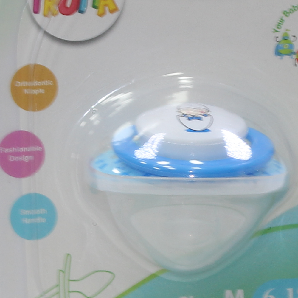 La Frutta Orthodontic Pacifier with Cover – Blue