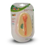 La Frutta Baby Plate and Spoon Set – Orange