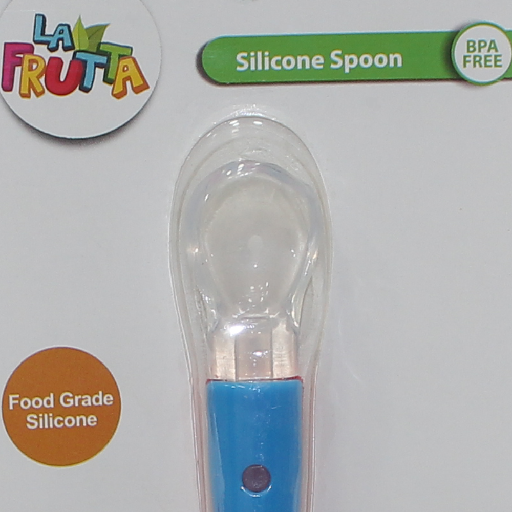 La Frutta Baby Silicone Spoon – Blue
