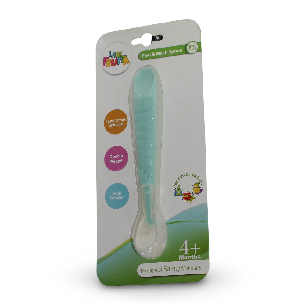 La Frutta Baby Silicone Spoon – Aqua