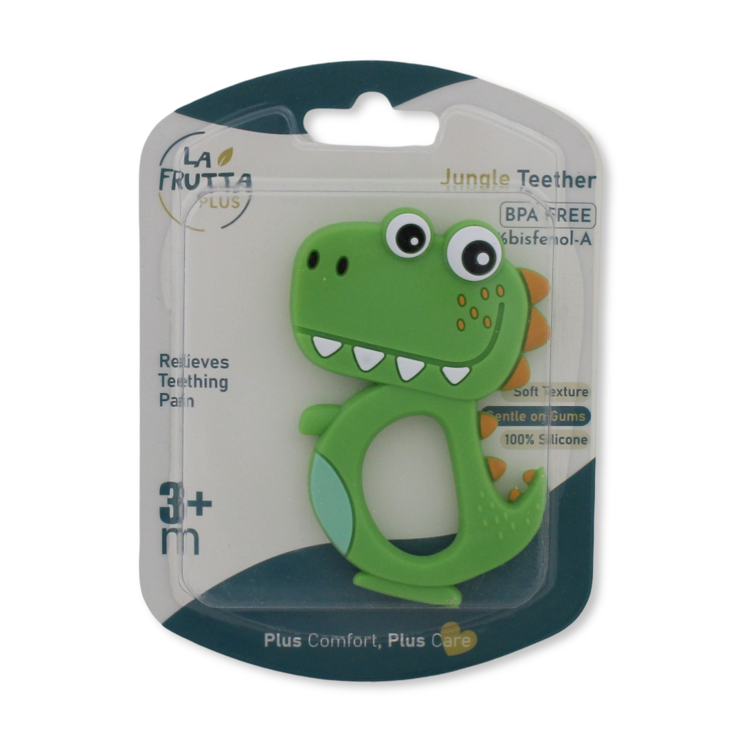 La Frutta Plus Jungle Teether +3m – Green with Dino Design