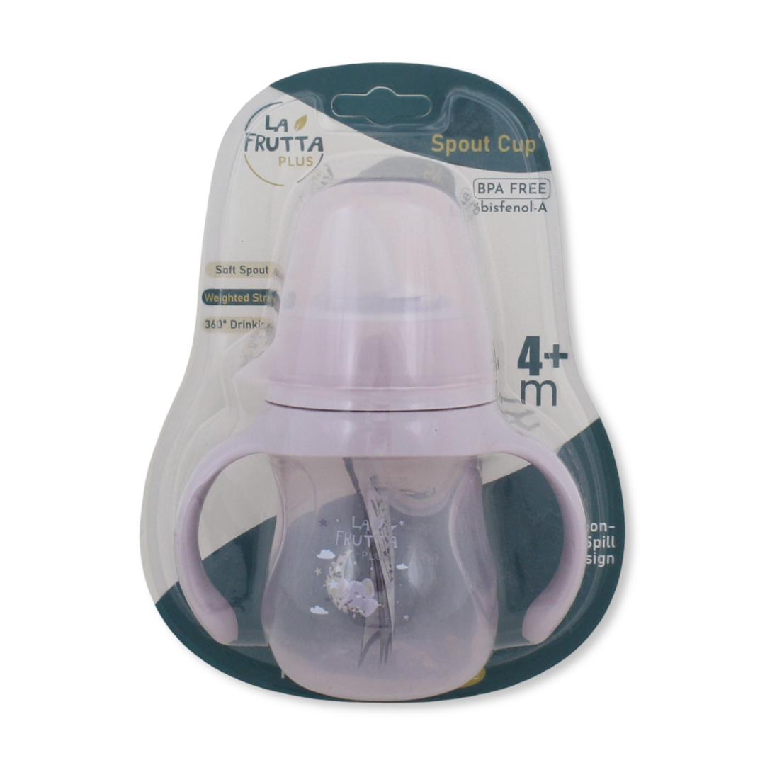 La Frutta Plus Spout Cup +4m 180ml – Purple - Baby Essentials