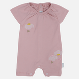 Baby Girls Cotton Romper - Floral Print