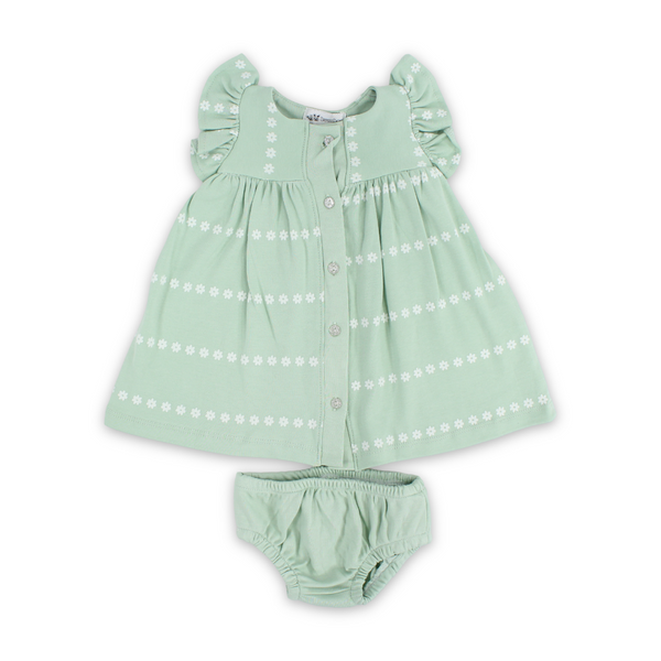 Baby Girls Cotton Dress – 2 Pcs