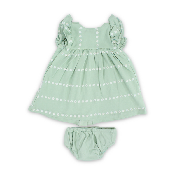 Baby Girls Cotton Dress – 2 Pcs