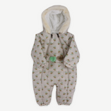 Little Hearts Long-Sleeved Hooded Overall