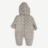 Little Hearts Long-Sleeved Hooded Overall