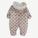 Little Hearts Long-Sleeved Hooded Overall