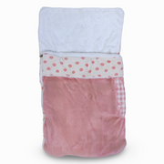 Baby Girls Velvet Baby Sleeping Bag - Cute Polka Dots