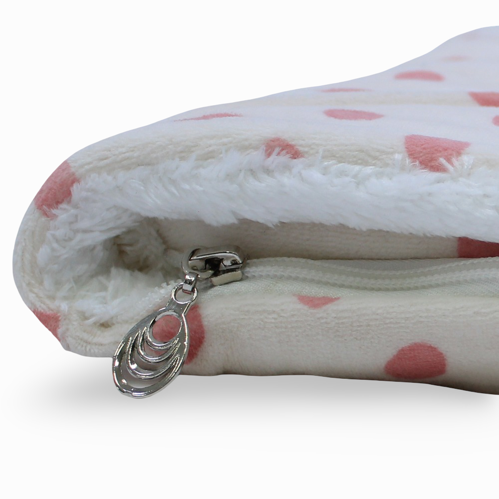 Baby Girls Velvet Baby Sleeping Bag - Cute Polka Dots