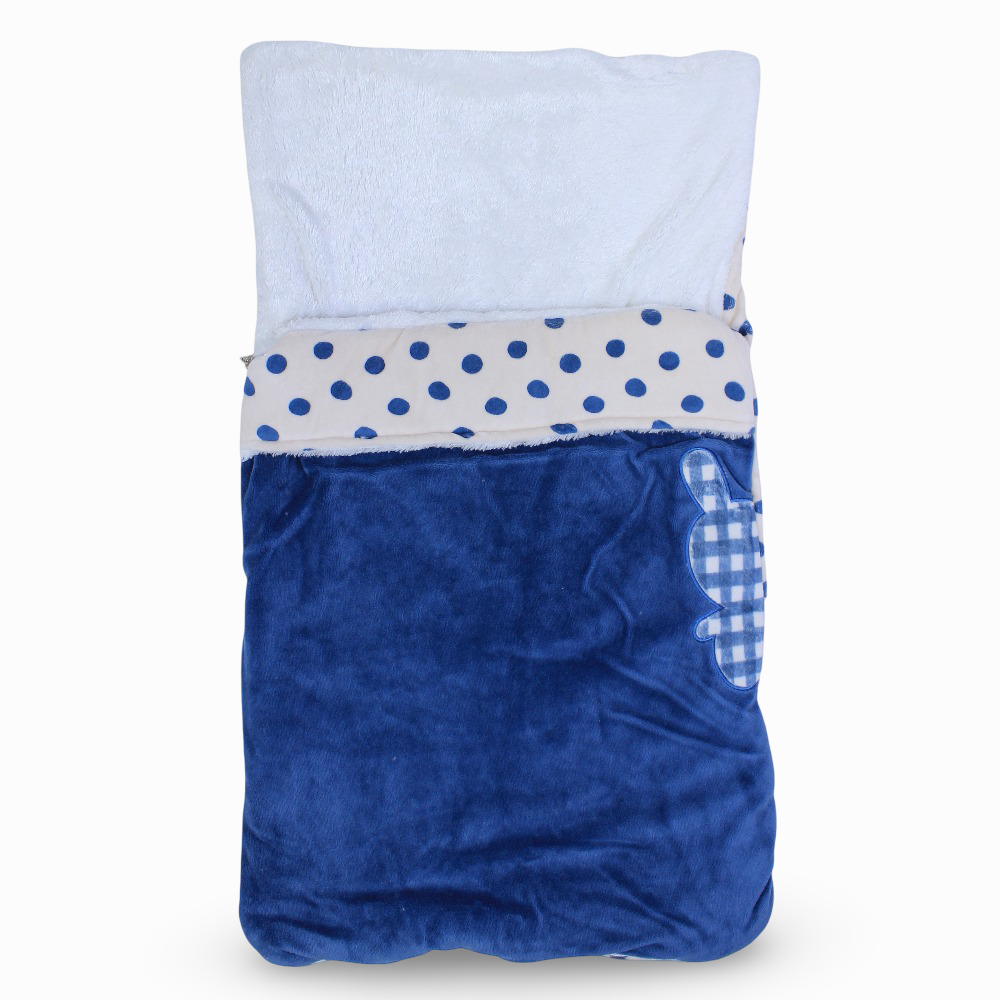 Baby Girls Velvet Baby Sleeping Bag - Cute Polka Dots
