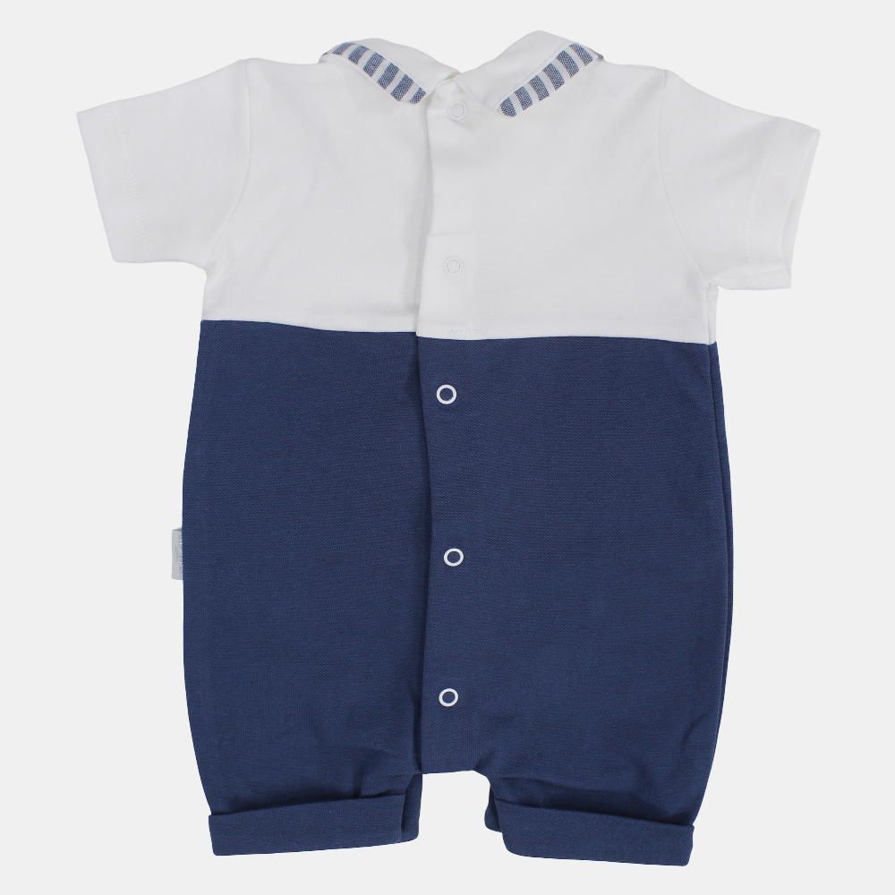 Baby Boys Cotton Romper – Puppy with Hat Design