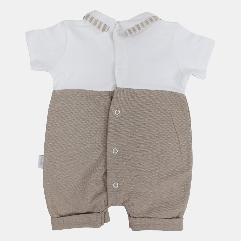 Baby Boys Cotton Romper – Puppy with Hat Design