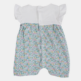 Baby Girls Cotton Romper – Floral Print