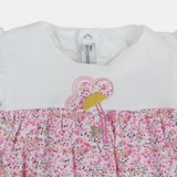 Baby Girls Cotton Romper – Floral Print