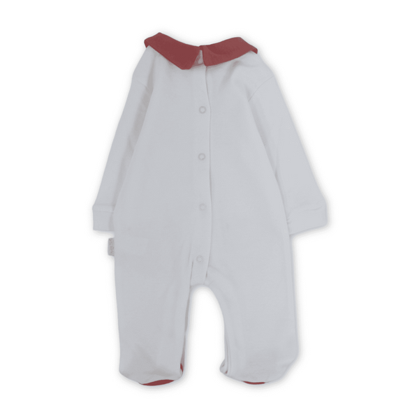 Unisex Baby Cotton Baby Footie – 3 Teddy Bears Print