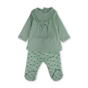 Baby Girls Cotton Pajama – Bow Design
