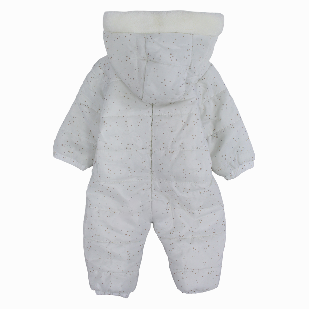 Baby Girls Waterproof Hooded Overall - Cute Girl Design