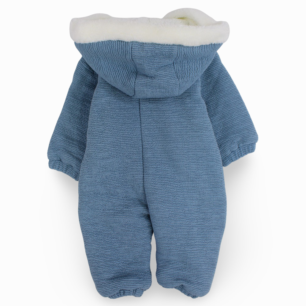 Baby Boys Hooded Overall - Train Design